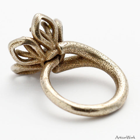 Orchid Flower - Ring (Stainless Steel)