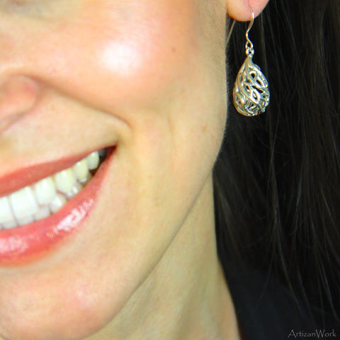 Fan Coral - Earrings (Sterling Silver or Gold)